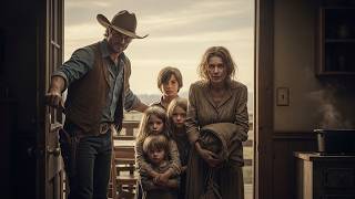 Widow With Three Children Knocked on His Door Starving, The Cowboy Made Them a Family by Dawn