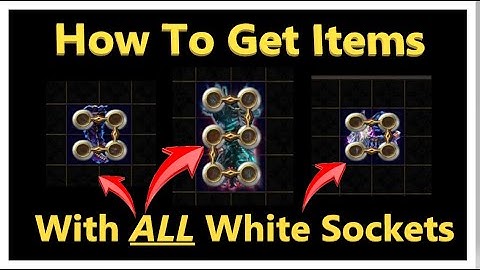[PoE 3.25] How To Get ANY Item With ALL White Sockets