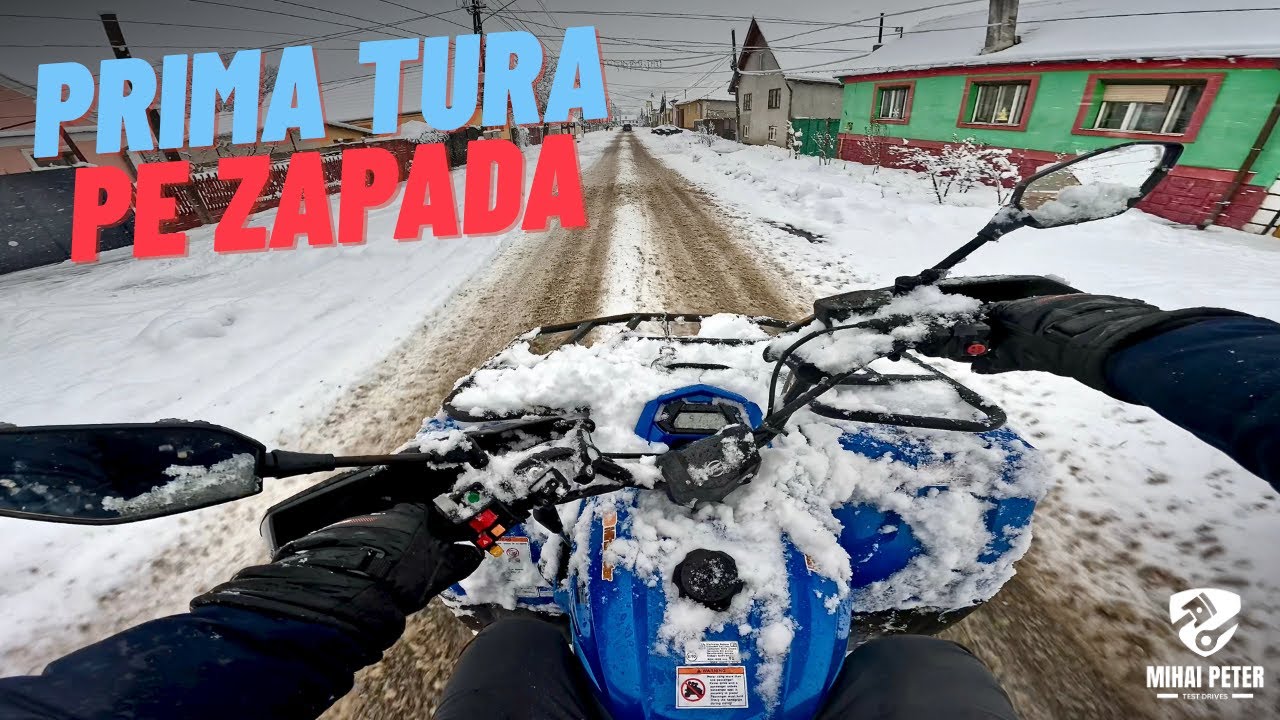 Я выехал на квадроцикле на снег! Первая самостоятельная поездка в 2026 году 🔥