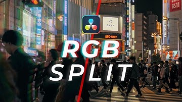 How to do a RGB Split in Davinci Resolve?