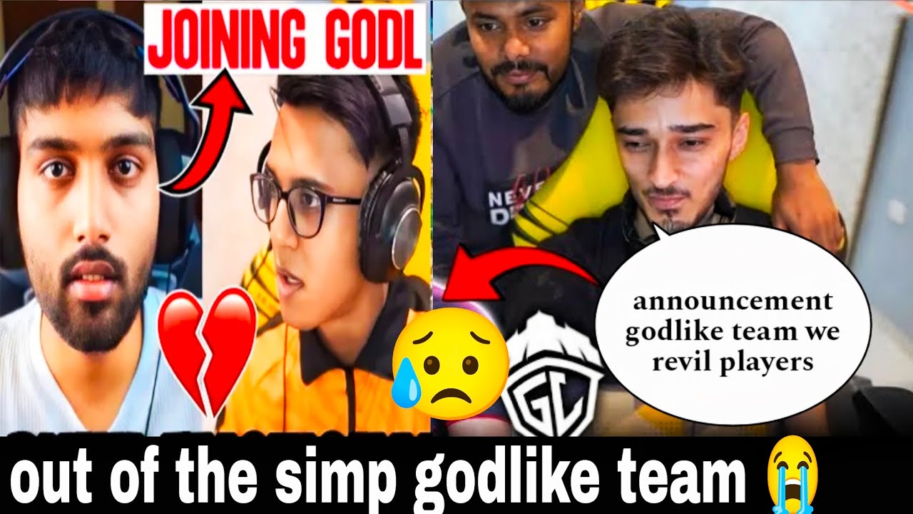 godlike team announced players names revealed 🔥| simp emotional 😨 - YouTube