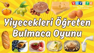 Kahvaltılık Yiyecekleri Öğreten Bulmaca Oyunu | Eğlenceli ve Eğitici Çocuk Videosu #BulmacaOyunu screenshot 3