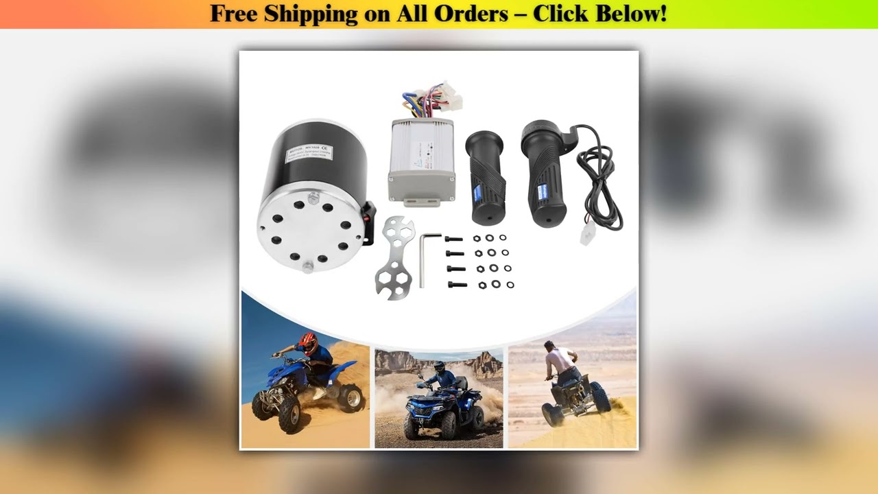 36V 800W Electric Bike Kit, Brushed Pure Copper Motor, Chain Drive, Smooth Speed Control, Complete