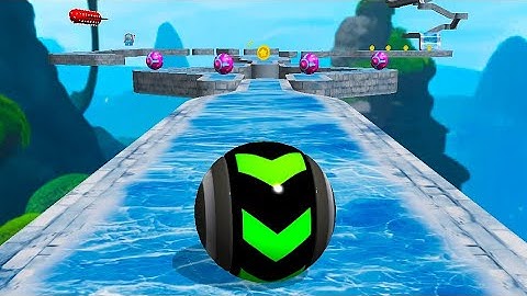 Sky Rolling Ball 3D Gameplay Speedrun iOS Android Level 956