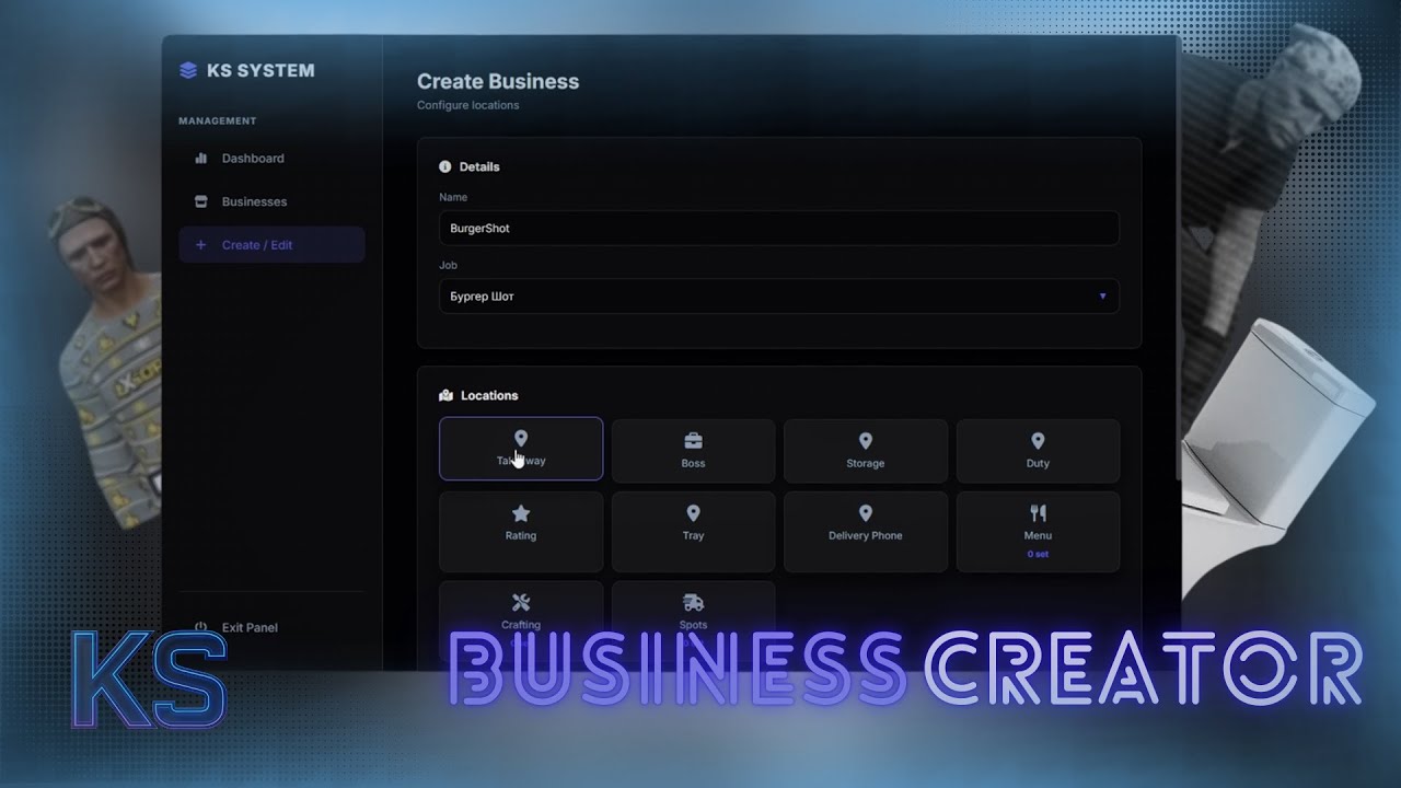 KS Business Creator [ PAID / FiveM / Script / Standalone ]