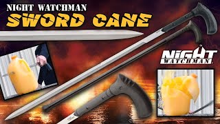 BUDK: Night Watchman Sword Cane–The Cane with a Secret👀🗡️