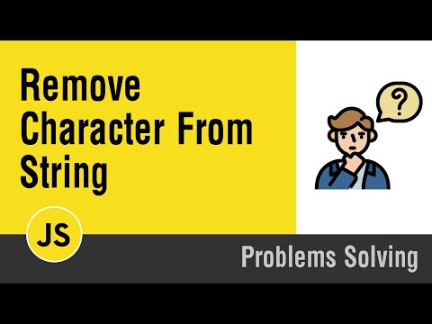 [Arabic] Problems Solving With JavaScript - Remove Character From String