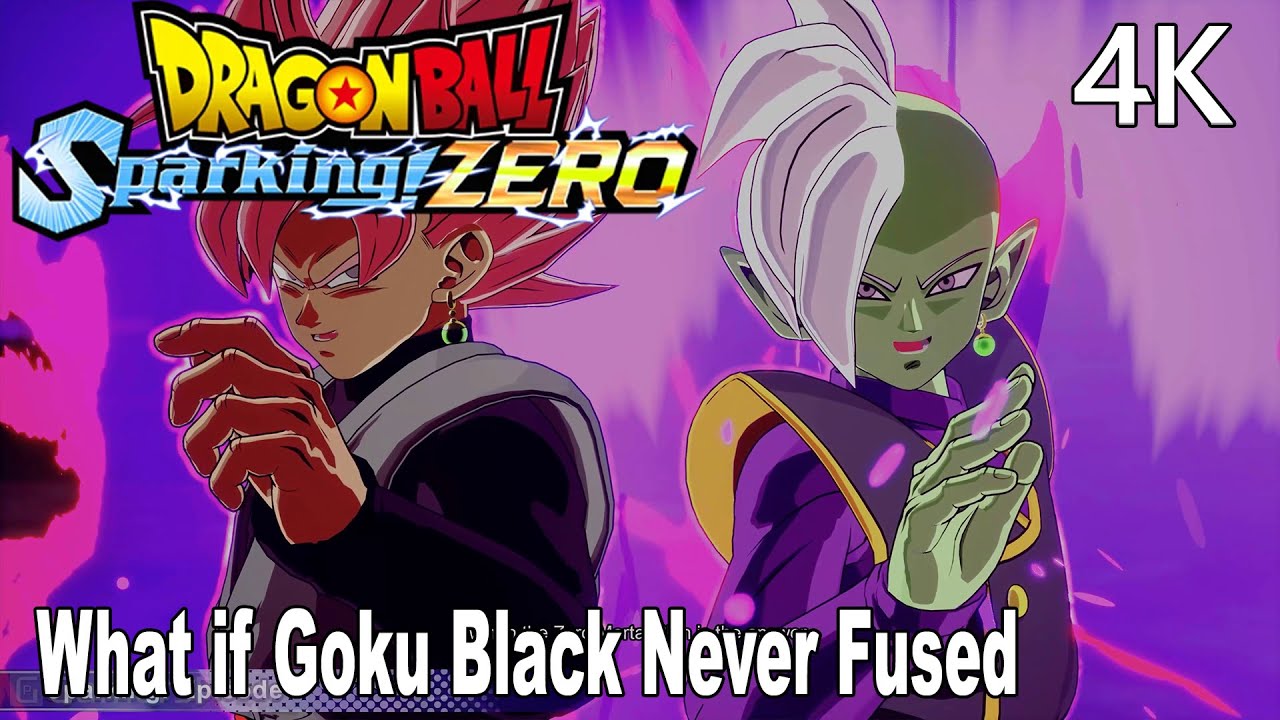 Dragon Ball Sparking Zero What If Goku Black Never Fused With Zamasu 4K