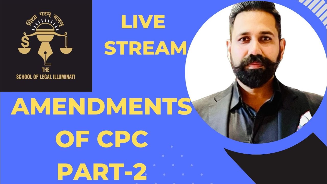 AMENDMENTS OF CPCPART 2 YouTube