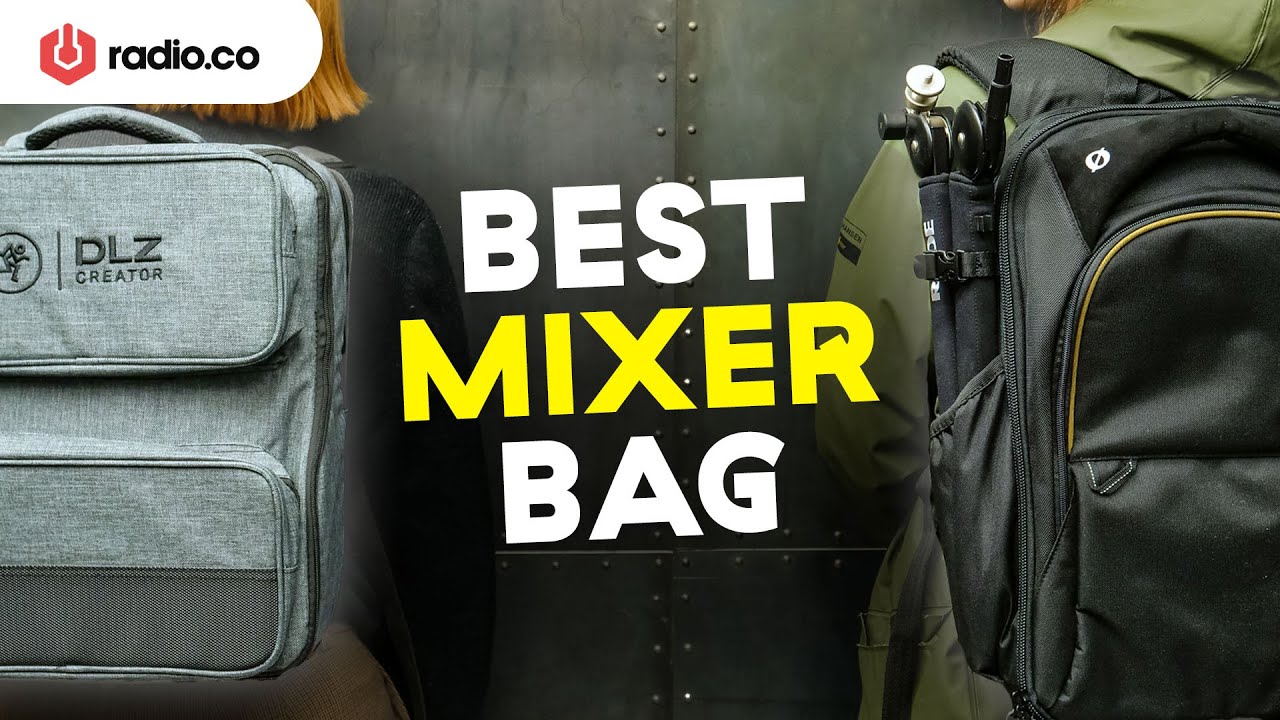 PROTECT Your Mixer With These Bags When Travelling! - RODEcaster Backpack vs. Mackie DLZ Backpack!