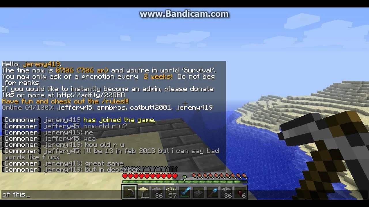 building a hotel on vadman97's server