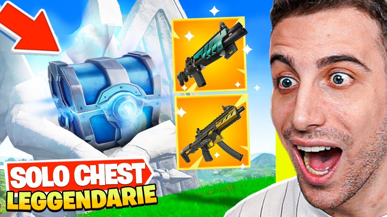 Gioco con SOLO il Loot delle Chest LEGGENDARIE! *DIFFICILE* Stagione 2 Fortnite ITA!