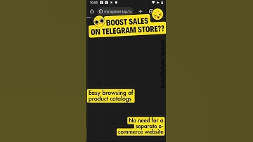 Product Catalog in Telegram? SOlved!