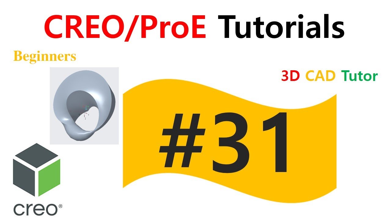 Rotation Blend in CREO | Creo Tutorials for Beginners #31