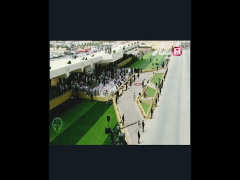 إما نعود بجيش بارد غله ولا سلام على الدنيا بمن فيها الشاعر مشعل الحارثي أمام الملك سلمان السعودية