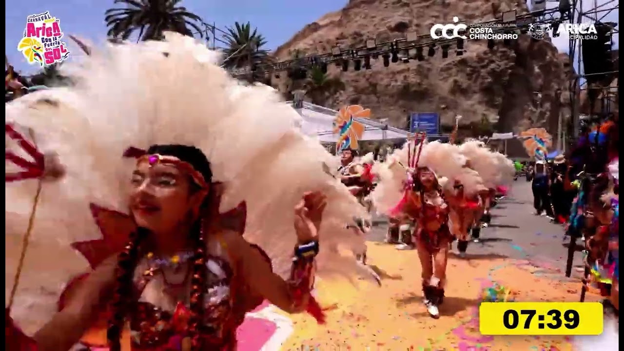 Tobas Guerreros del Sol naciente Carnaval 2026 - 3er día. Arica