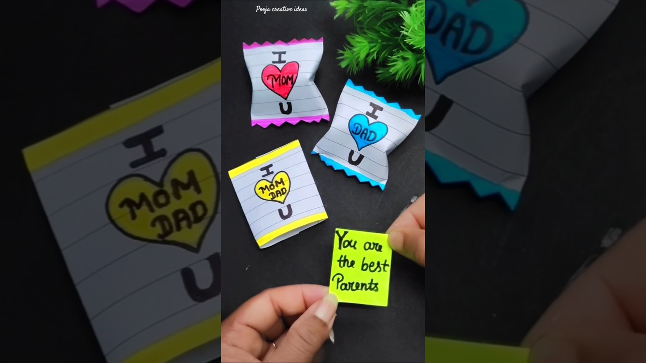 Cute😘Parent's day card 2025 card idea 