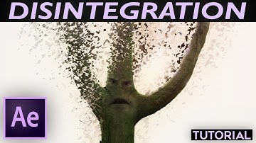 DISINTEGRATION EFFECT (Fast & Easy) - After Effects VFX Tutorial