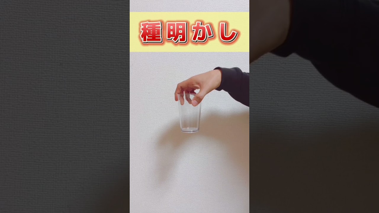 コップを貫通するコイン【マジック種明かし付き】 #shorts