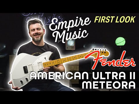 Електрогітара FENDER AMERICAN ULTRA II METEORA MN AVALANCE, відео 2