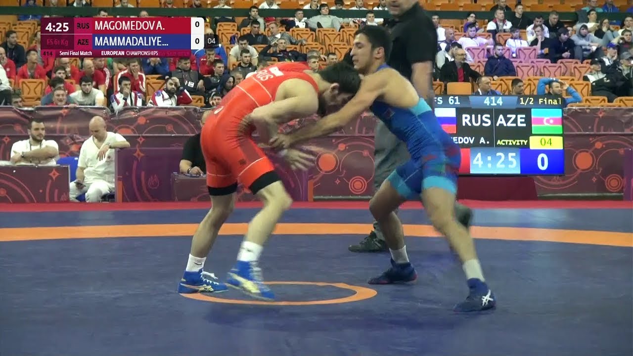 1/2 FS - 61 kg: A. MAGOMEDOV (RUS) v. A. MAMMADALIYEV (AZE)