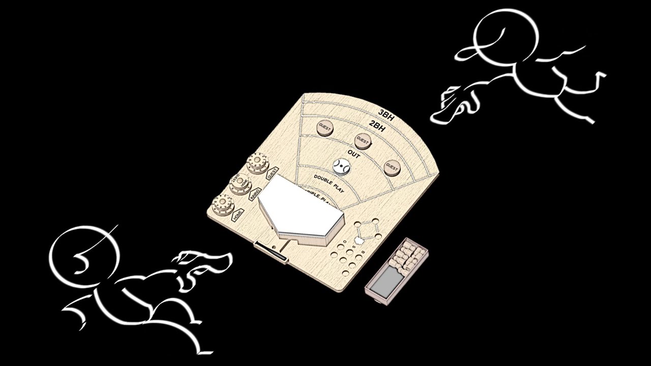 Big Home Base 大本壘遊戲。遊戲示範。Tabletop baseball game.