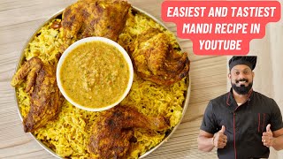 ചിക്കൻ മന്തിയുടെ അസൽ രുചി ഇത് തന്നെയാണ്! 🤤 | Arabic Style Chicken Mandi | Malayalam Recipe