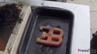 Making Gold Bugatti Logo
