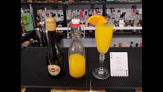 Bicycle Cocktail Recipe - 5 of Spades - Mimosa