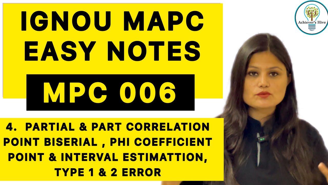 MPC 006 Easy Notes Explanation Part 4 