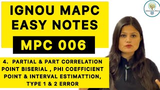 MPC 006 Easy Notes Explanation Part 4 #ignoumapc #mpc006