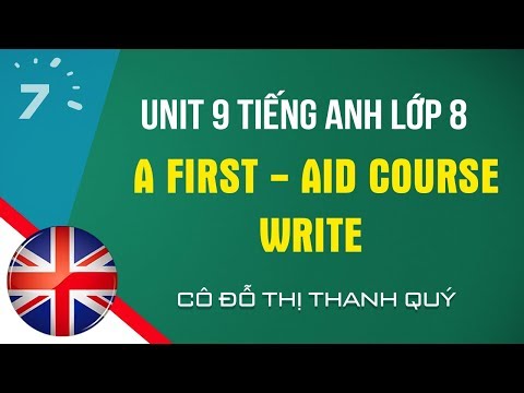 Unit 9: Write trang 84 Tiếng Anh lớp 8
