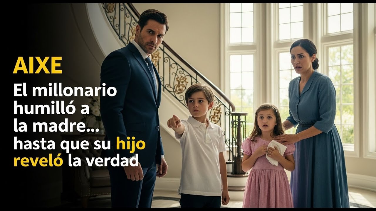 El millonario humilló a la madre… hasta que su hijo reveló la verdad