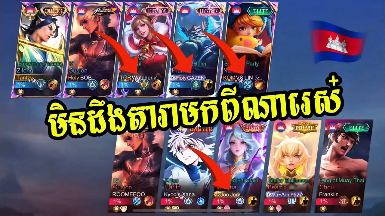 មិនដឹងតារាមកពីណារេស៎😁 || mobile legends