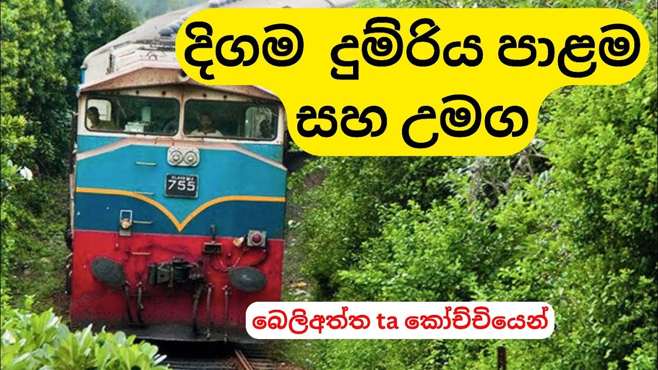 Beliaththa Train Journey | Longest Railway Tunnel & Bridge 🇱🇰