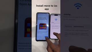 Transfer data from Android To iPhone wirelessly #transferdata #androidtoiphone #androidphone #iphone