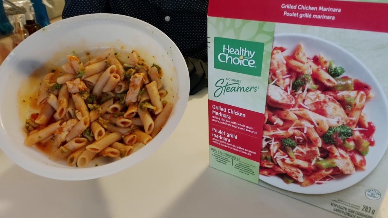 Healthy Choice Gourmet STEAMERS Grilled Chicken Marinara FROZEN TV