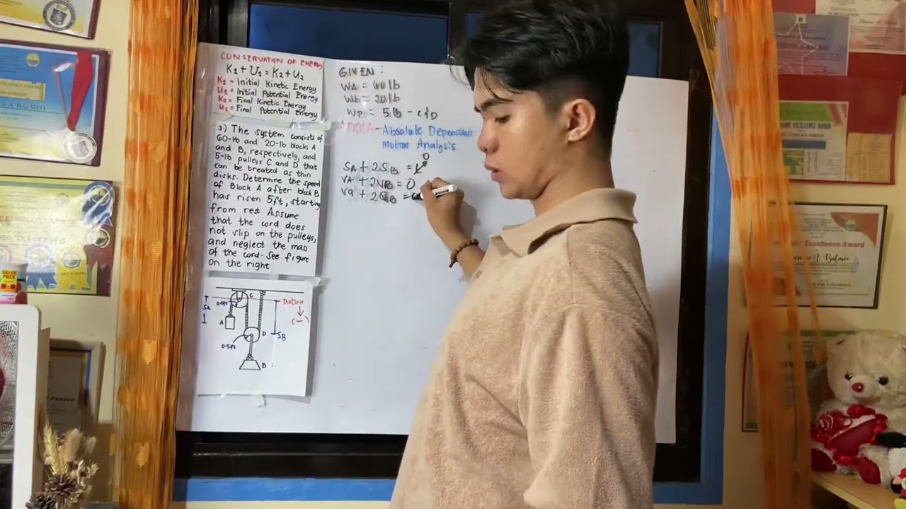 Conservation of Energy | Kinetics of a Particle | Dynamics of Rigid Bodies | Discussion and Samples