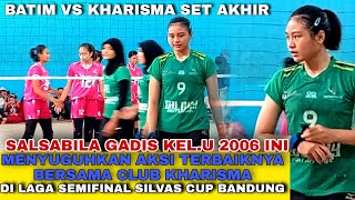 SPIKE SALSABILA KEJURNAS GA ADA OBAT|BATIM VS KHARISMA PREMIUM(SILVASCUP2022)