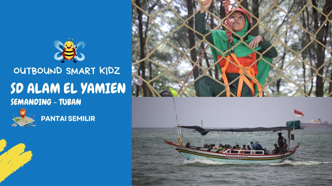 Outbound anak SD Alam El Yamien Semanding Tuban di Pantai Semilir Tuban