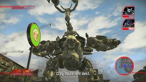 Transformers The Game - Bonecrusher vs IronHide Bumblebee Jazz and Optimus Prime