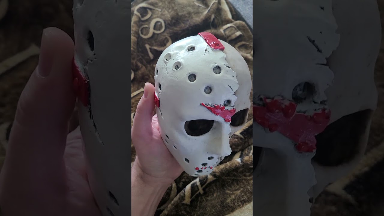 Obejrzyj Jason Voorhees Skull Friday The 13th Bootleg Wallhanger Knockoff Weird Finds Horror Movie Prop Short w YouTube Obejrzyj Jason Voorhees Skull Friday The 13th Bootleg Wallhanger Knockoff Weird Finds Horror Movie Prop Short w YouTube
