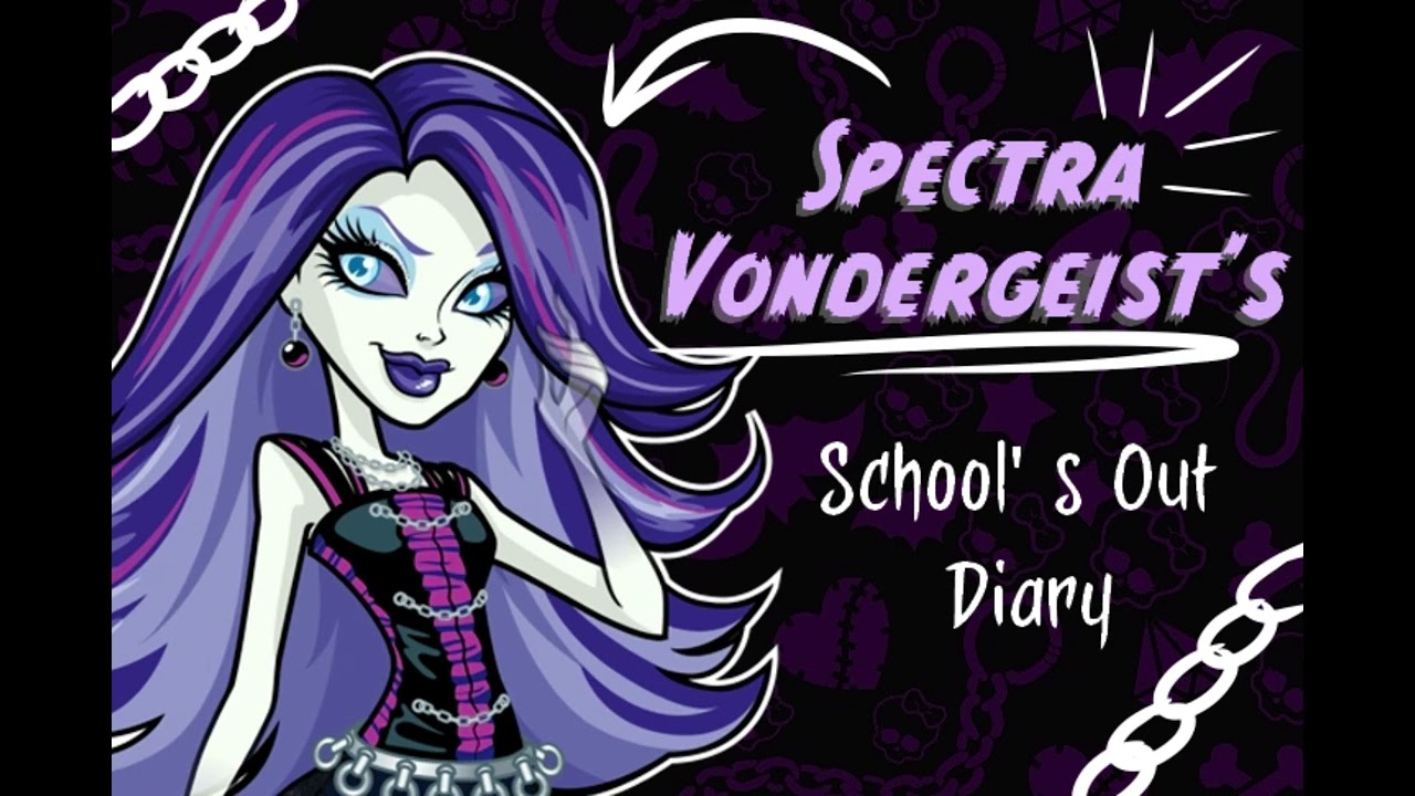 Spectra's Vondergeist's School's Out Diary Audio Recording - Monster High