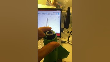 3D Printed Modular High Power #modelrocket #rocket Snapring Motor Retainer Aerotech RMS 38/240