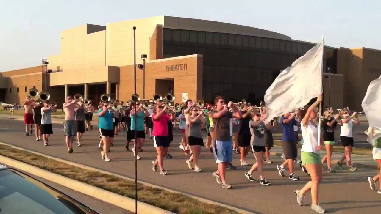 Centerville Jazz Band Parade Practice July 2012 YouTube