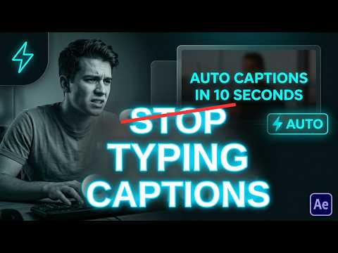 Auto Captions in After Effects — Full Tutorial 2026