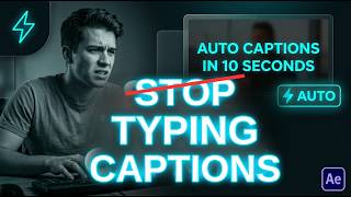 Auto Captions in After Effects — Full Tutorial 2026