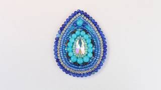 DIY Beaded Applique Kit - Teardrop