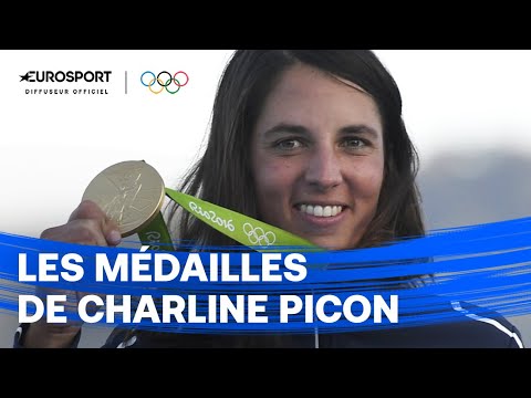 JEUX OLYMPIQUES - Les médailles de Charline Picon à Rio (2016) et Tokyo (2020)