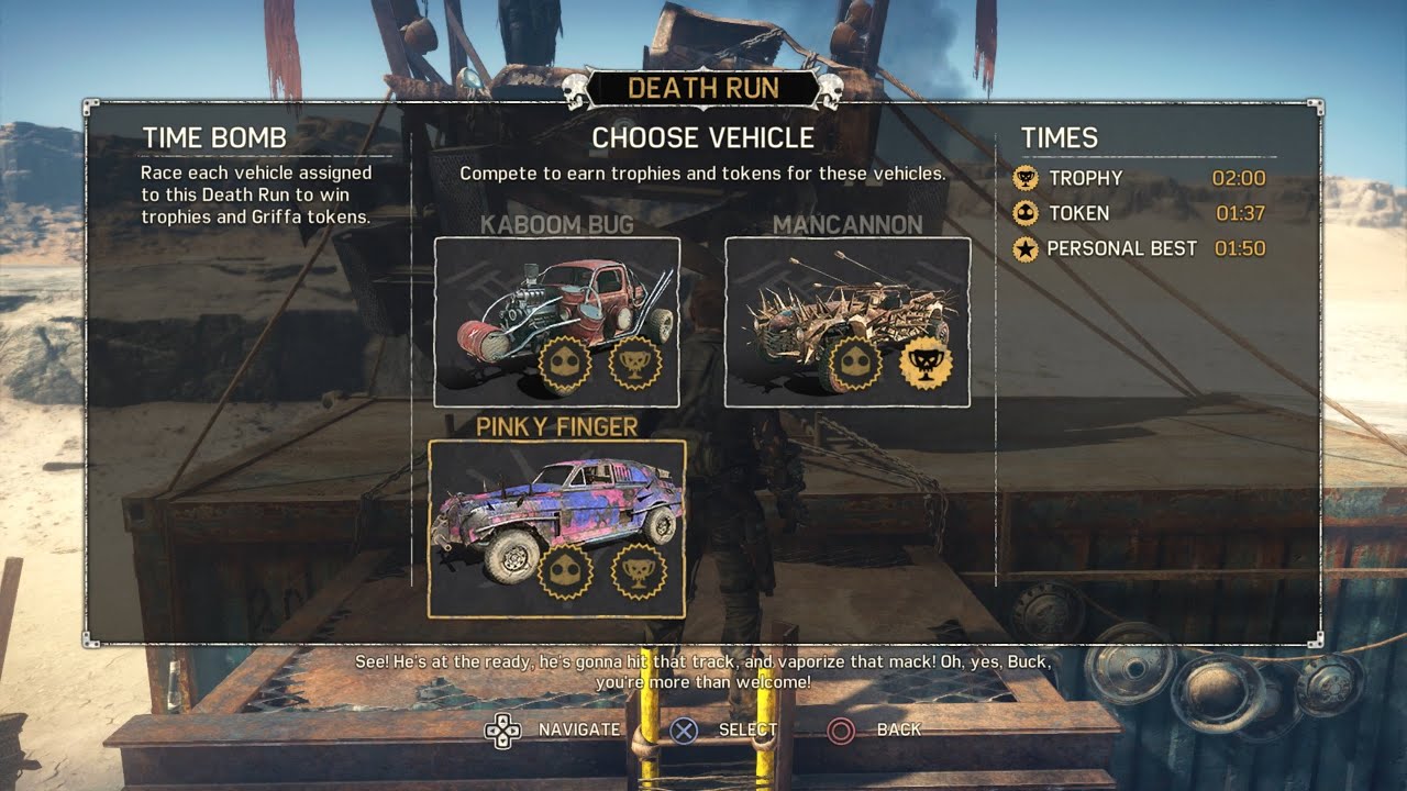 03 Death Run - PINKY FINGER (Archangel) - Dry Gustie in JEET's Territory (Mad Max)